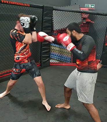 Boxing training at Zilla Training Maidstone